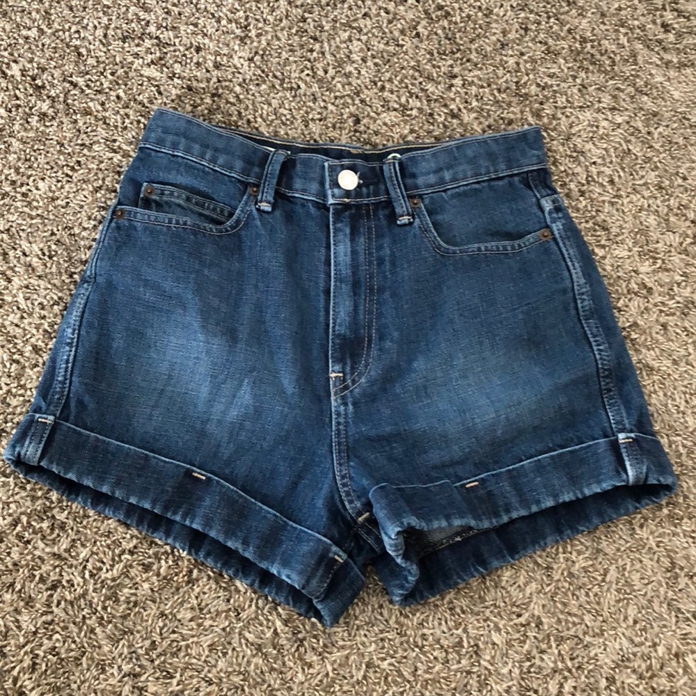 High Waisted Denim Shorts